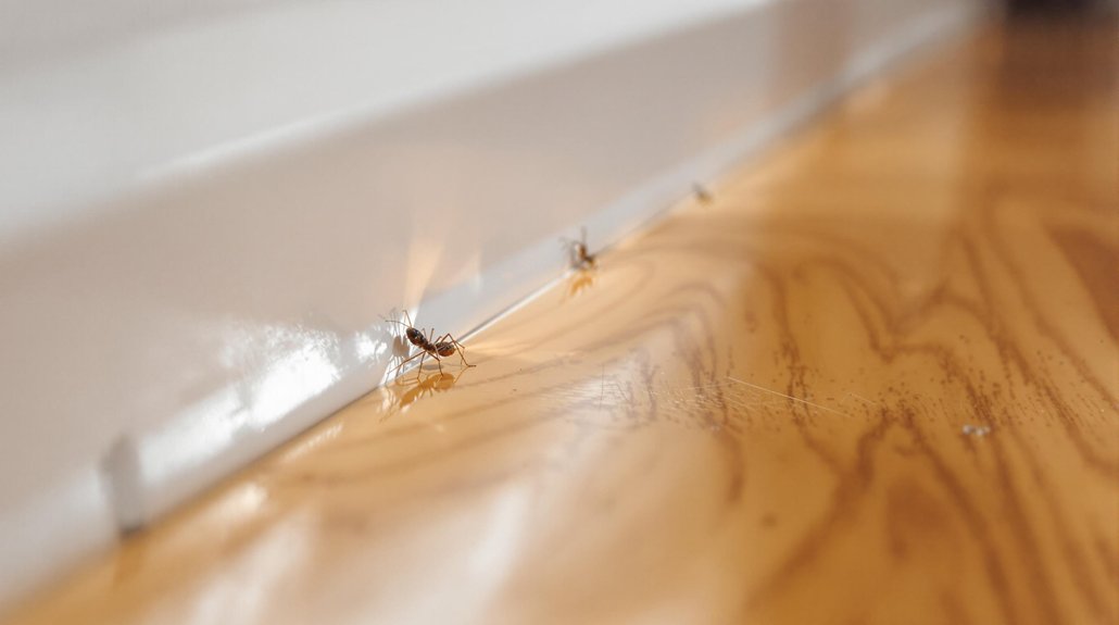 baseboards as pest pathways