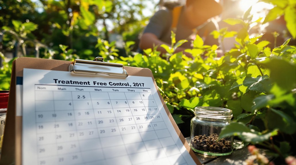 pest control treatment timelines