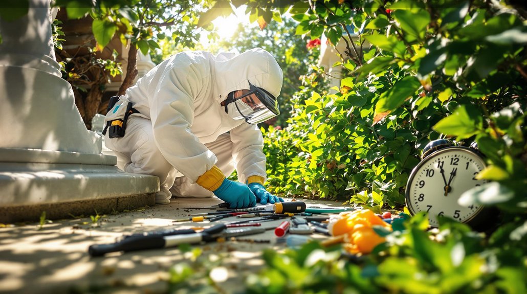 pest treatment timelines vary widely
