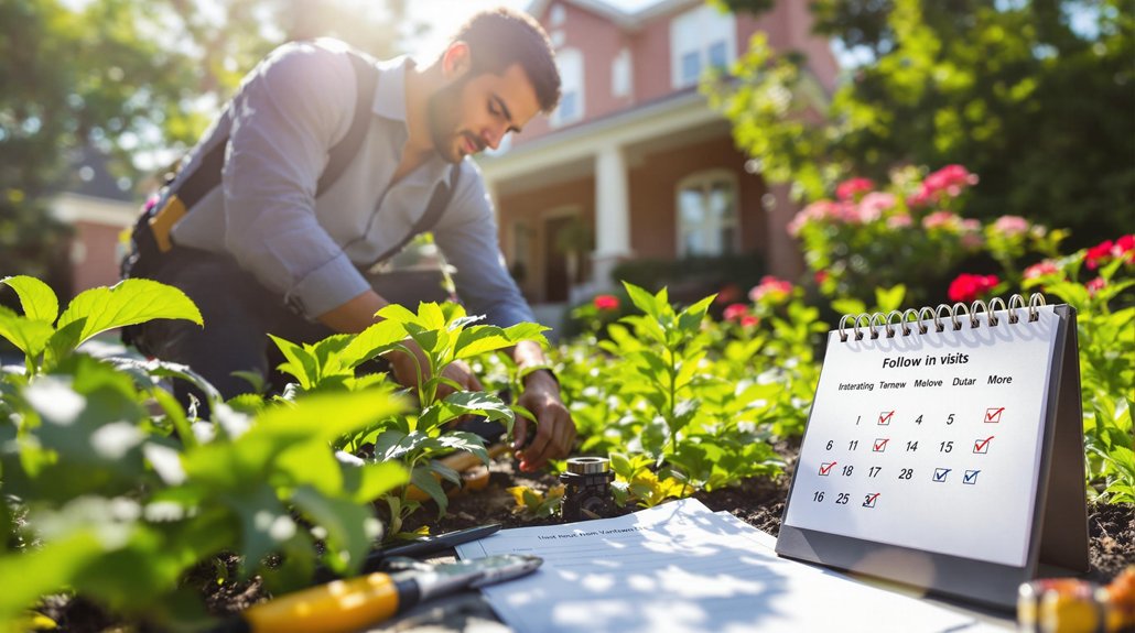 regular pest control follow ups