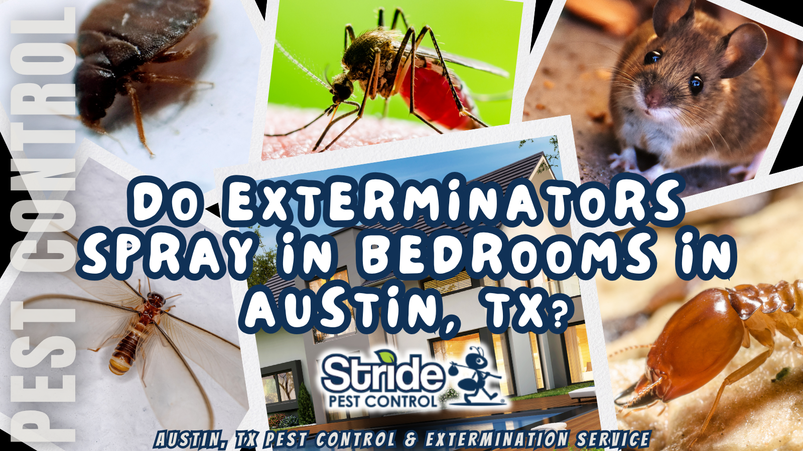 Do exterminators spray in bedrooms in Austin, TX?