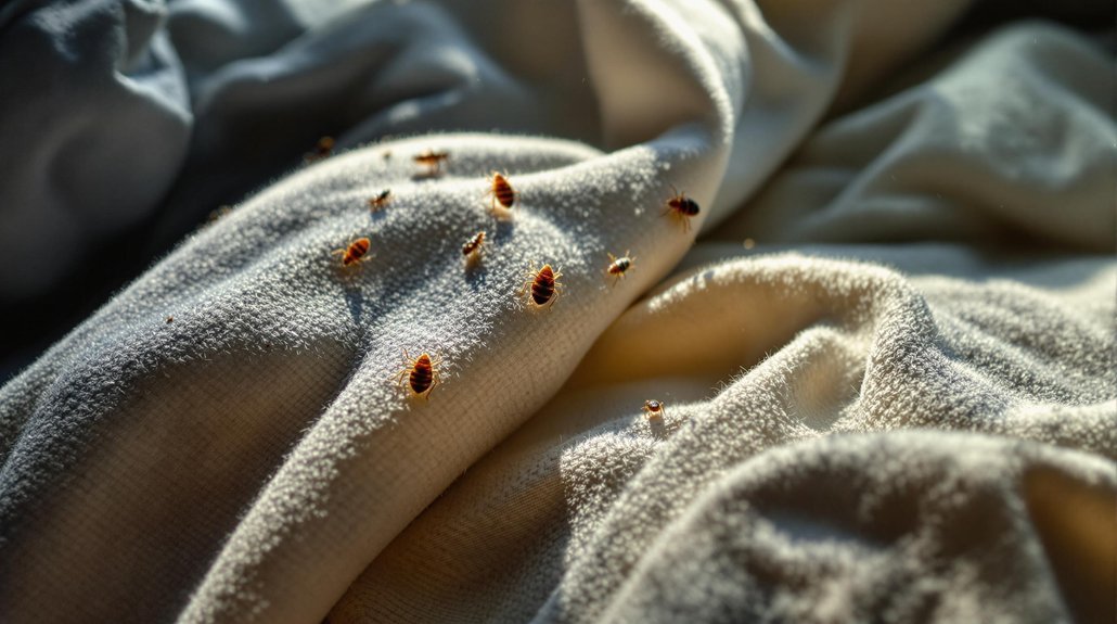 bed bug peak infestations