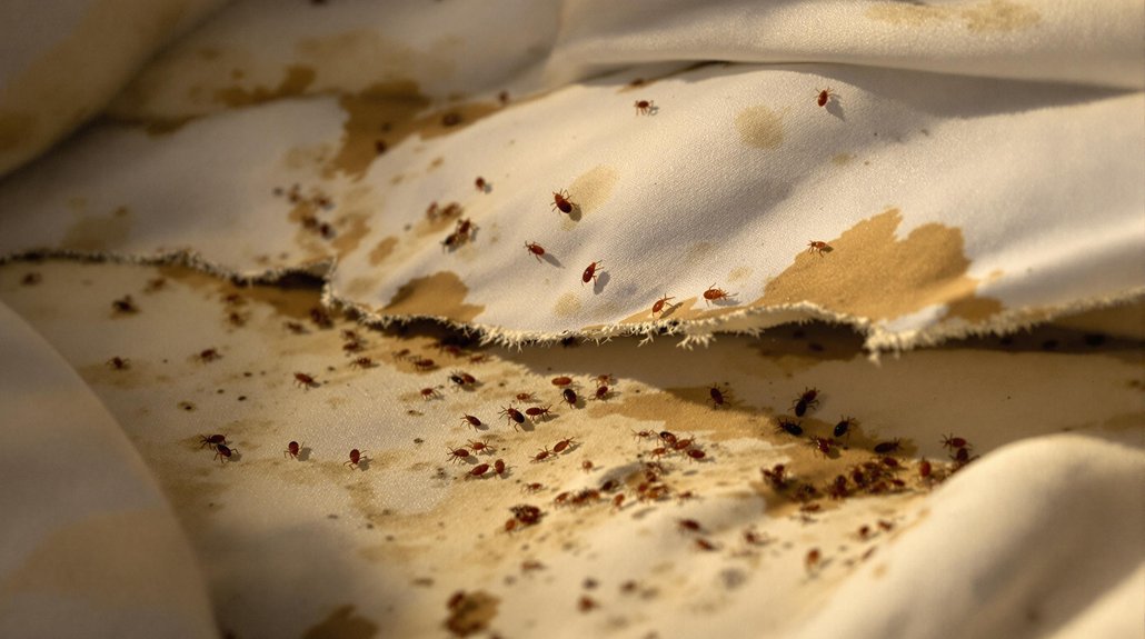 unchecked bed bug infestations