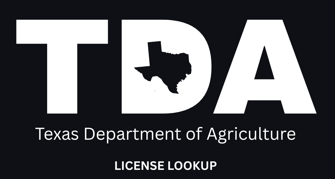 TDA Texas Department of Agriculture License Lookup